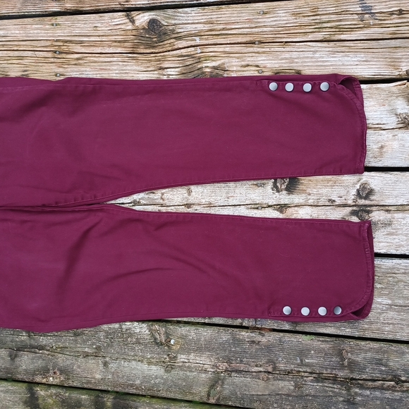 Burgundy stretch jeans size 14 - Picture 2 of 6
